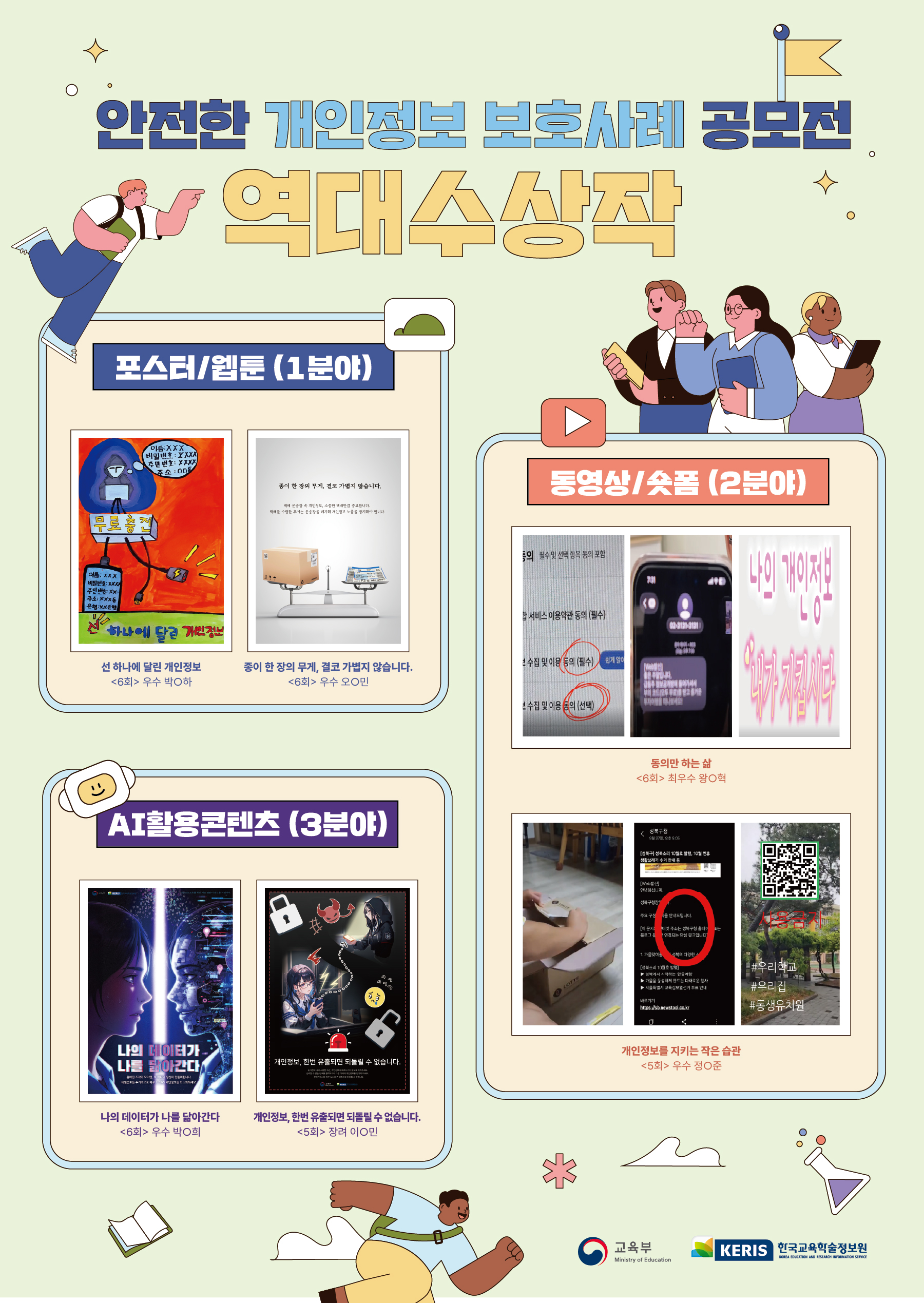 2026년 개인정보 보호 사례 공모전 포스터_역대수상작