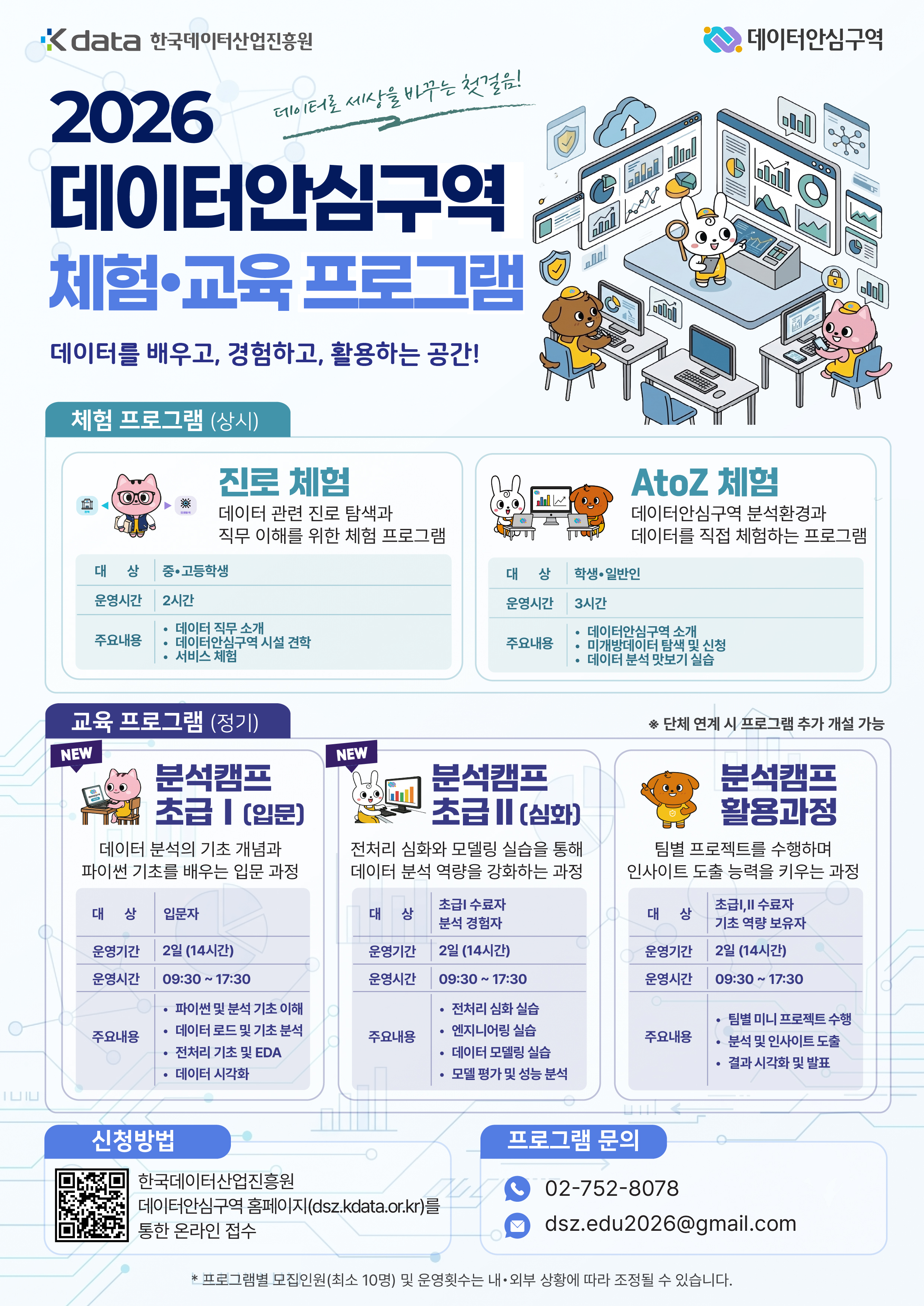[붙임2] 데이터안심구역 이용지원 프로그램 안내