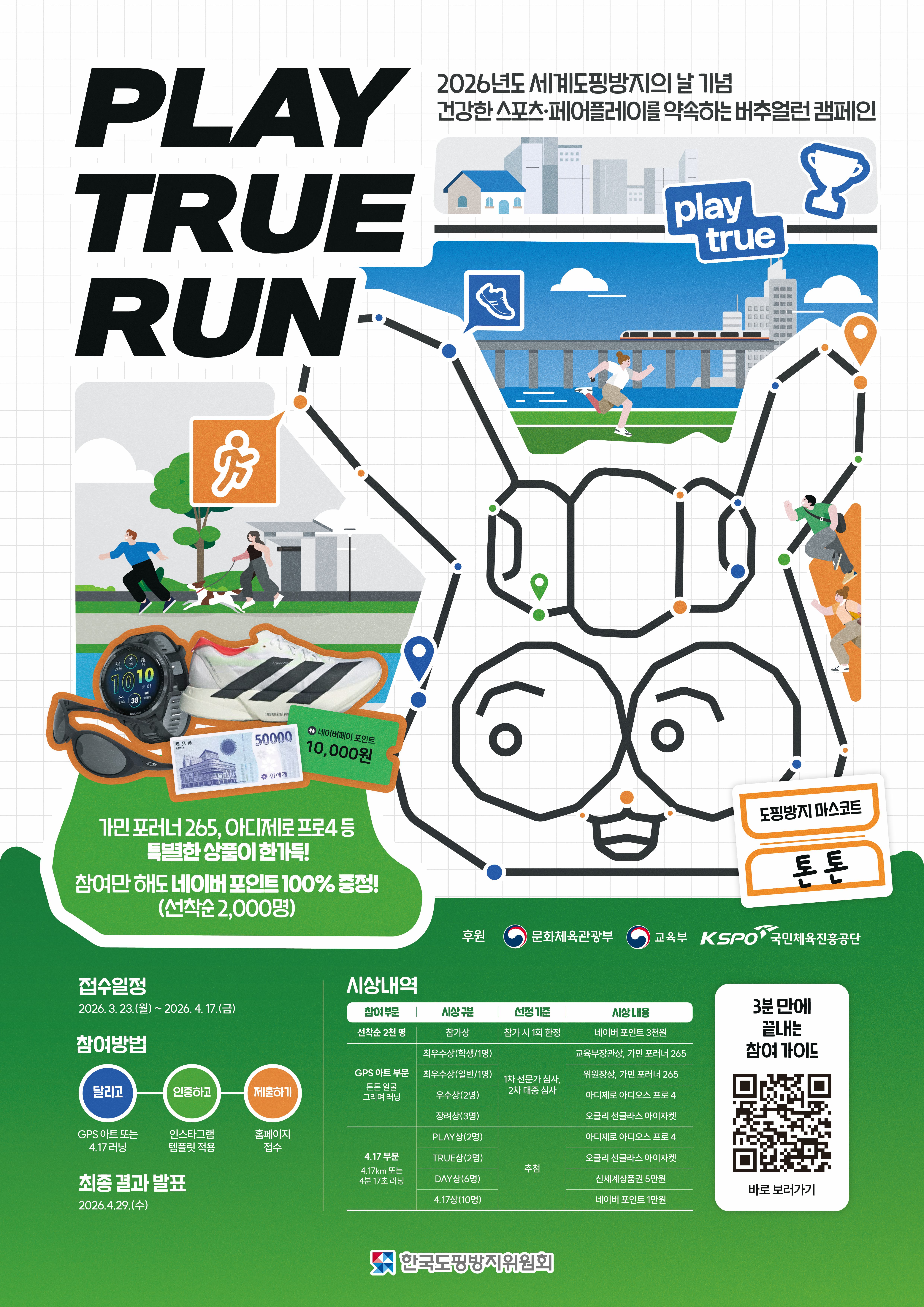 3. Play True Run 포스터