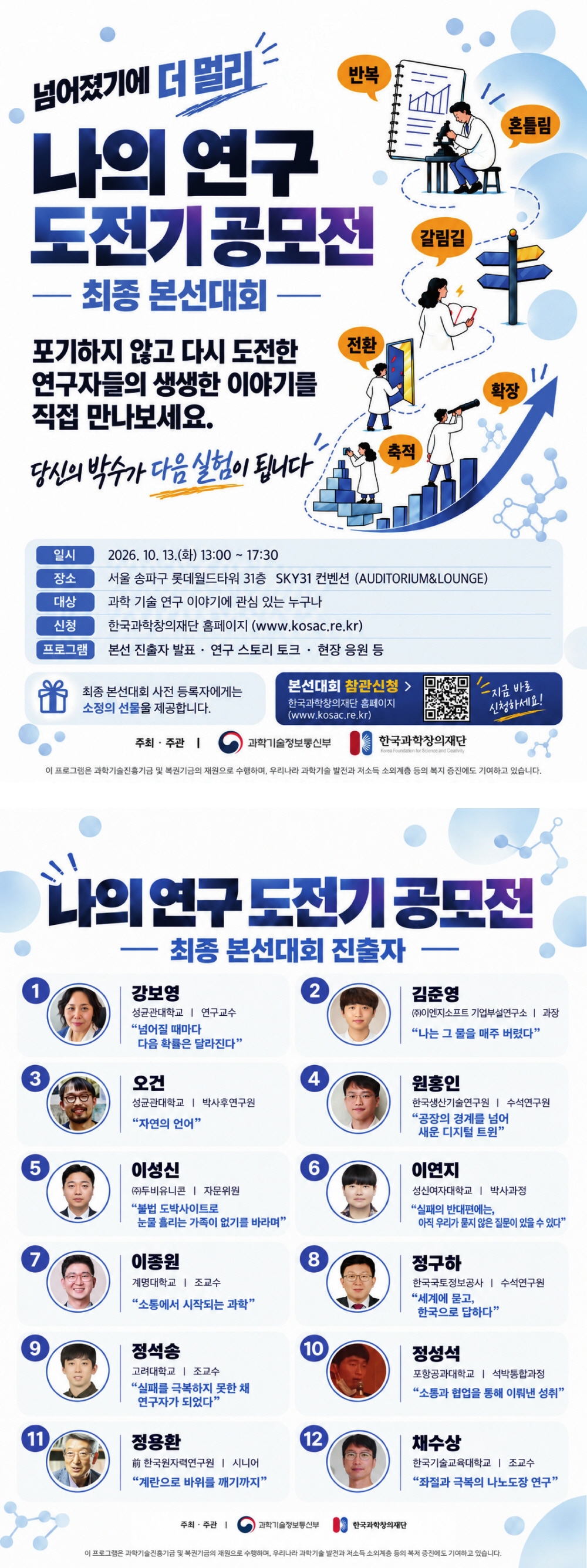 붙임_나의 연구 도전기 공모전 홍보 포스터